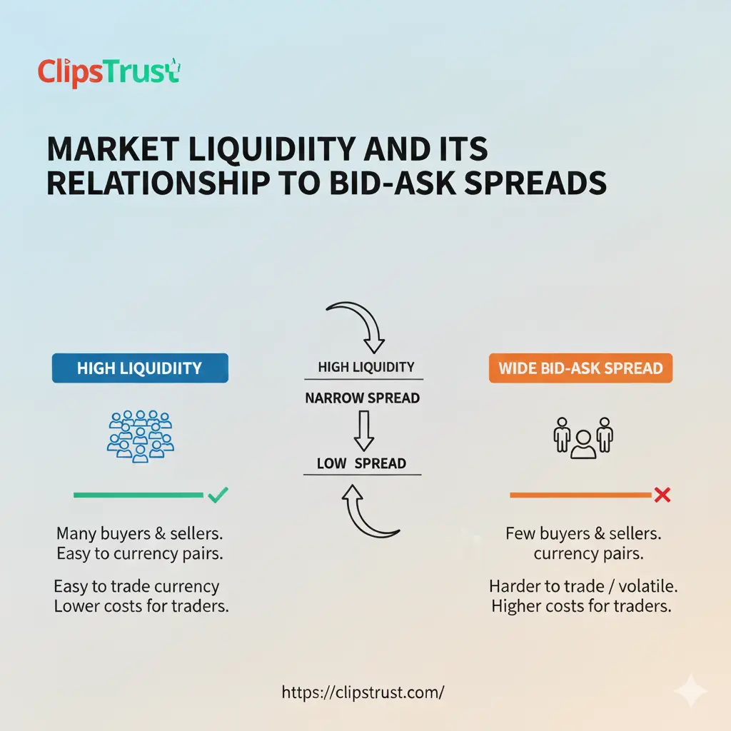 market liquidity & its relationship to bid ask price
